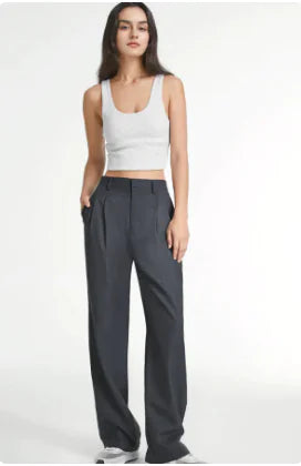 Wide Leg Tailored Pants