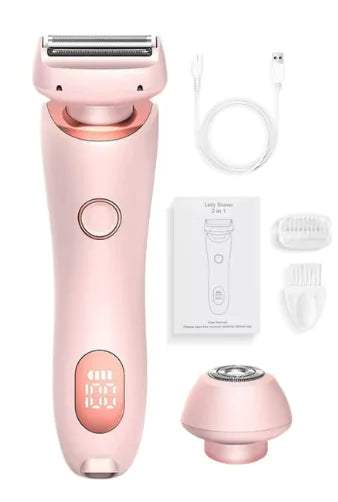 2 In 1 Hair Removal Epilator USB Rechargeable Trimmer