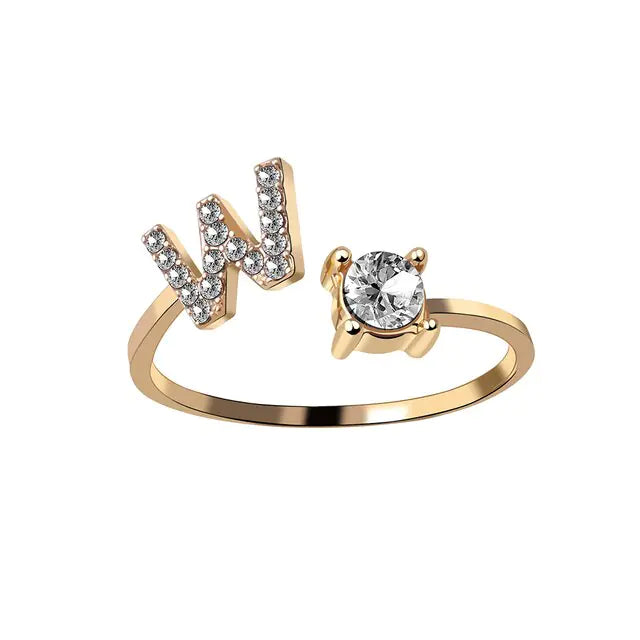 Initial Letter Rings for Women