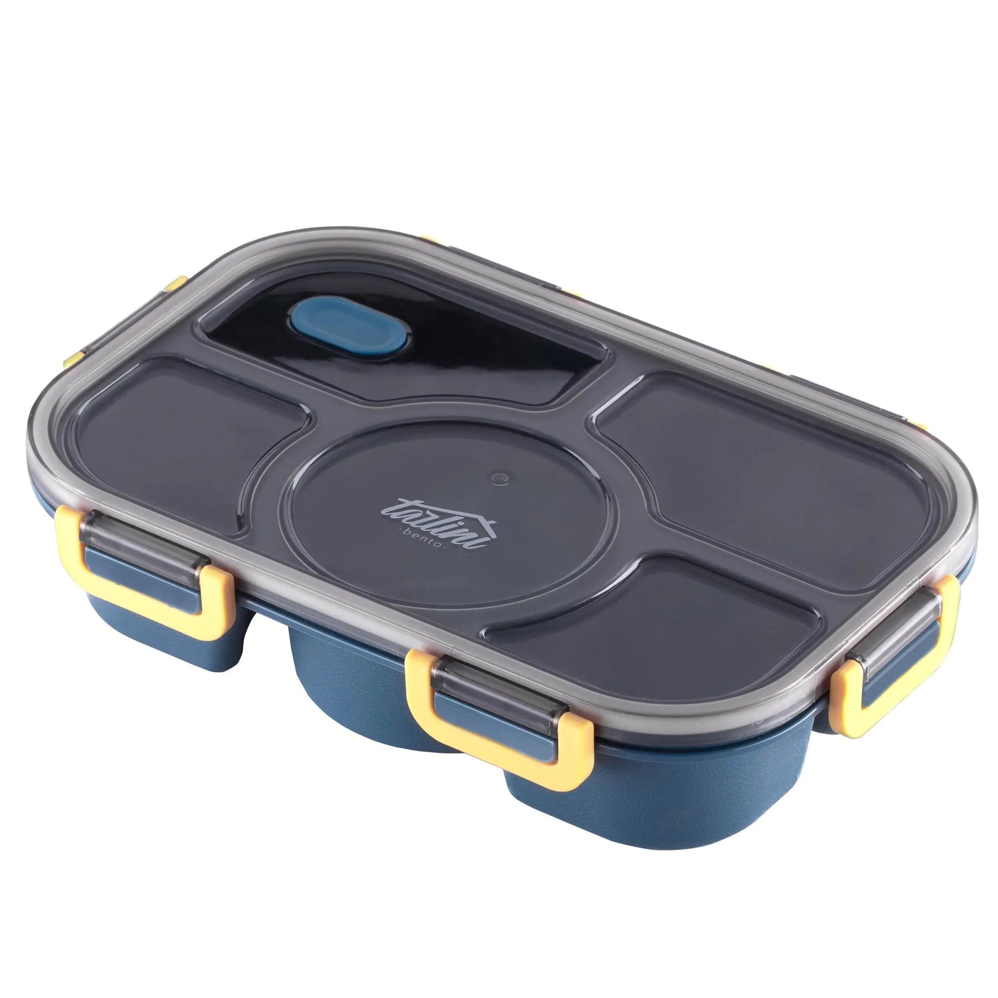 Blue Bento Box Simple & Easy Leak Proof BPA Free 5 Compartment 50 Ounces