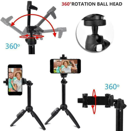 Selfie Stick Tripod 40" Bluetooth Remote Portable for iPhone and Android Phones