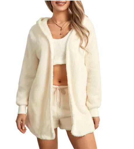 Women's Cozy Plush Loungewear Set