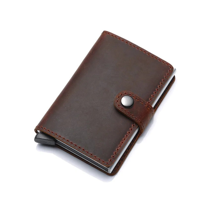 RFID Blocking Men Wallet ID Card Holder