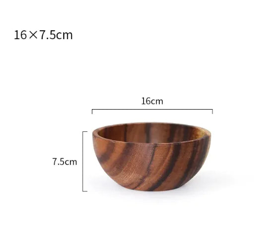 Natural Wood Multi-Purpose Bowl