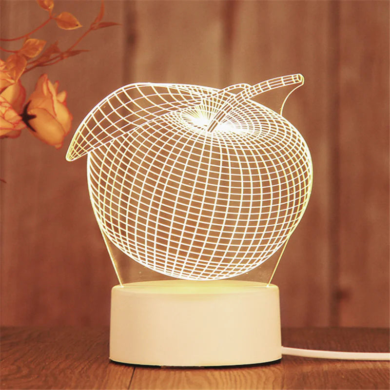 3D LED Night Light Lamp