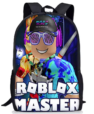 3D Cartoon Roblox Backpack for Kids