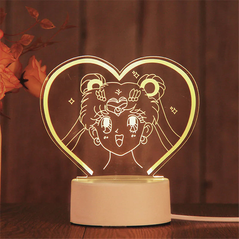 3D LED Night Light Lamp