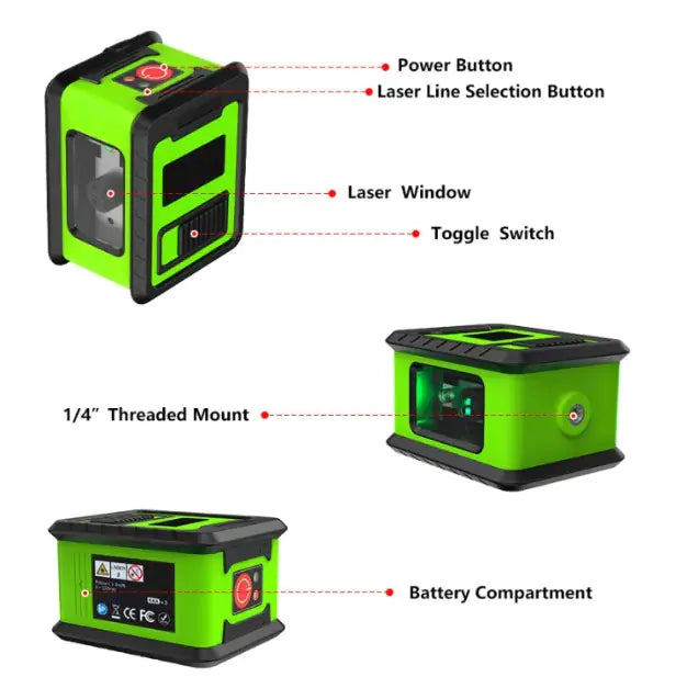 Mini Infrared Laser Horizontal Green Light