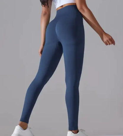 Knitted High Waist Yoga Pants