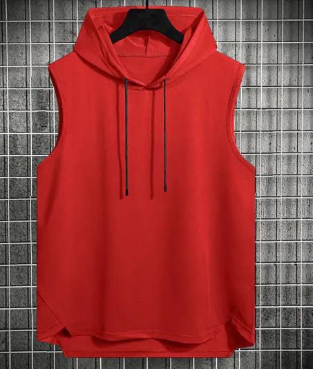 Men's Hong Kong Style Casual Hoodie Vest