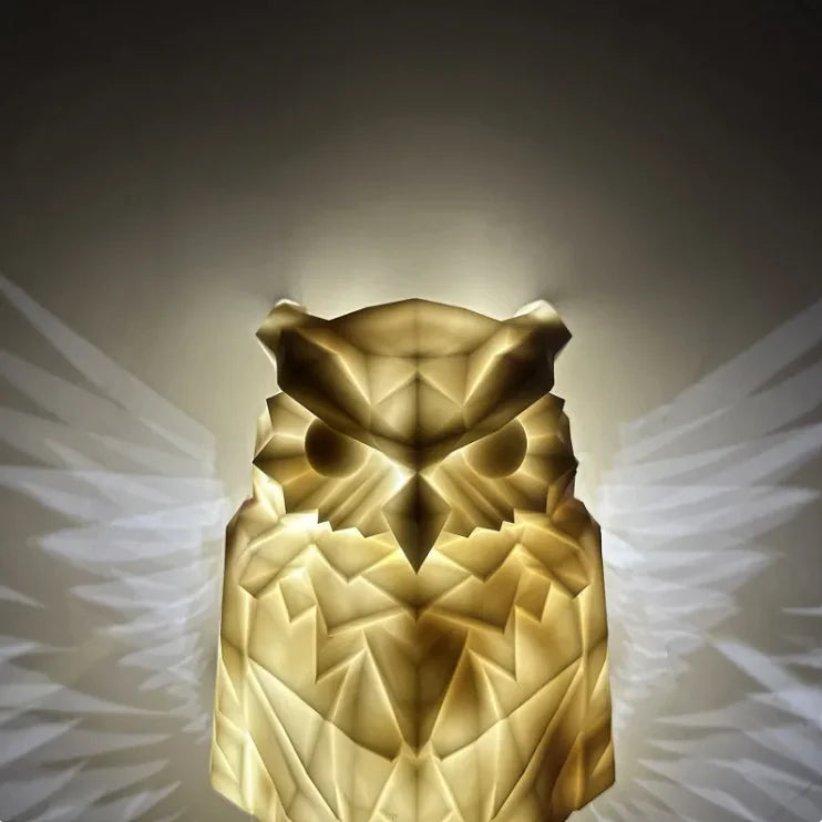 Owl & Eagle Glow Wall Light