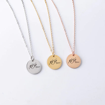 Stainless Couple Necklace