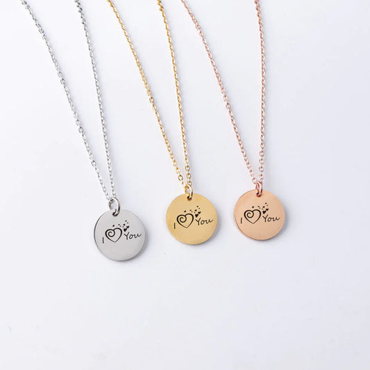 Stainless Couple Necklace