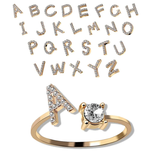 Initial Letter Rings for Women