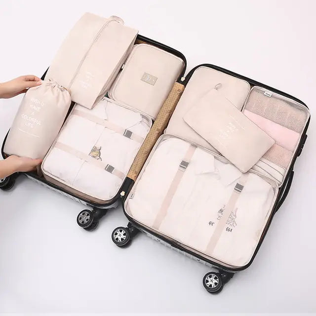 8 Pieces Large Capacity Luggage Storage Bags