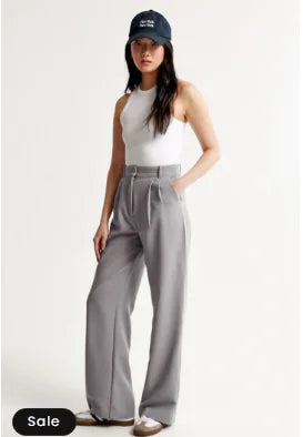 Wide Leg Tailored Pants