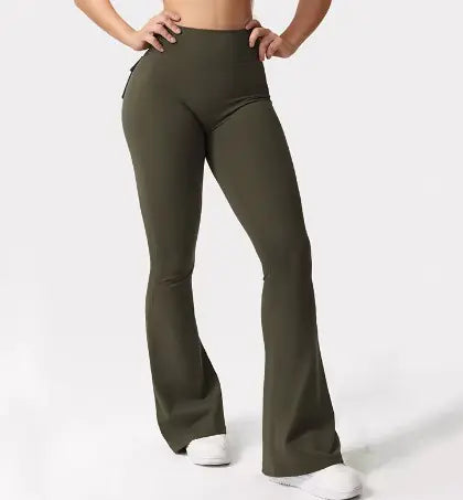 Wide Leg High Stretch Yoga Leggings