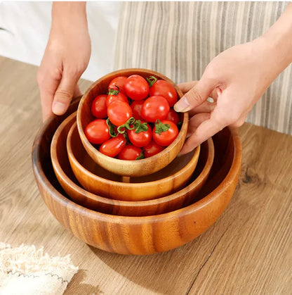 Natural Wood Multi-Purpose Bowl