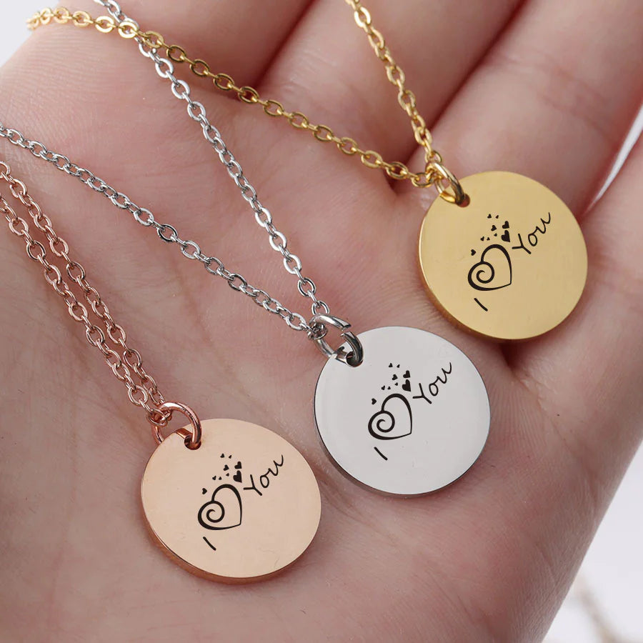 Stainless Couple Necklace