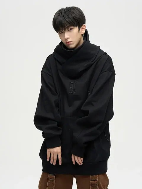 Ninja Streetwear Turtleneck Hoodies For Men