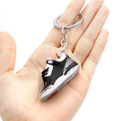 Exquisite 3D Mini Sneakers Keychain