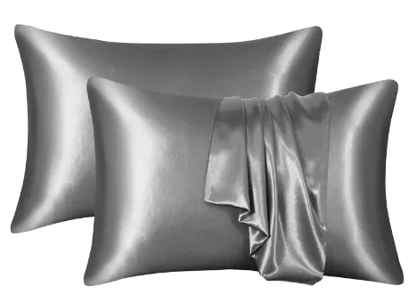 Silk Solid Color Satin Pillowcase