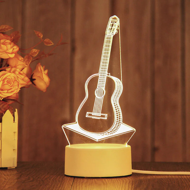 3D LED Night Light Lamp