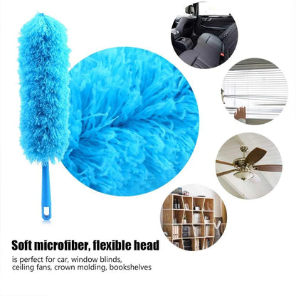 Microfiber Duster Cleaning Brush Dust Cleaner Bendable Handle Soft Ceiling Fan