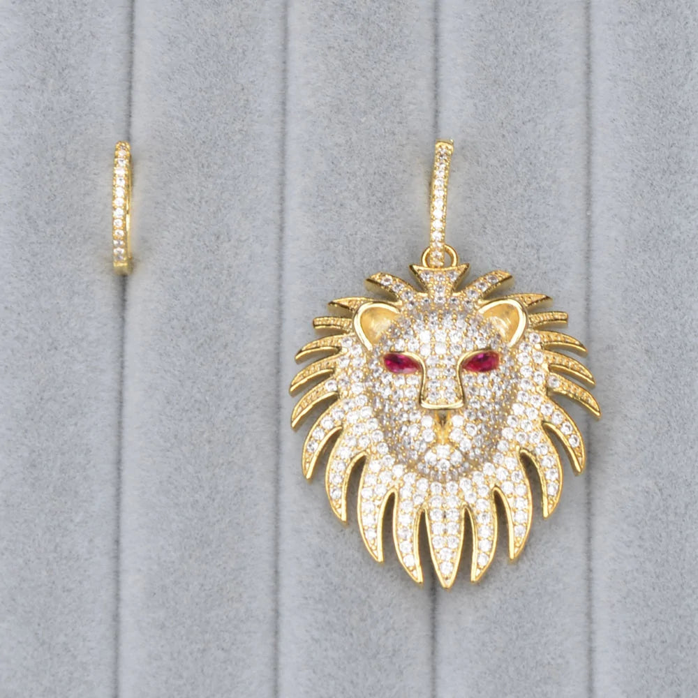 Lion Asymmetry Earrings for Women