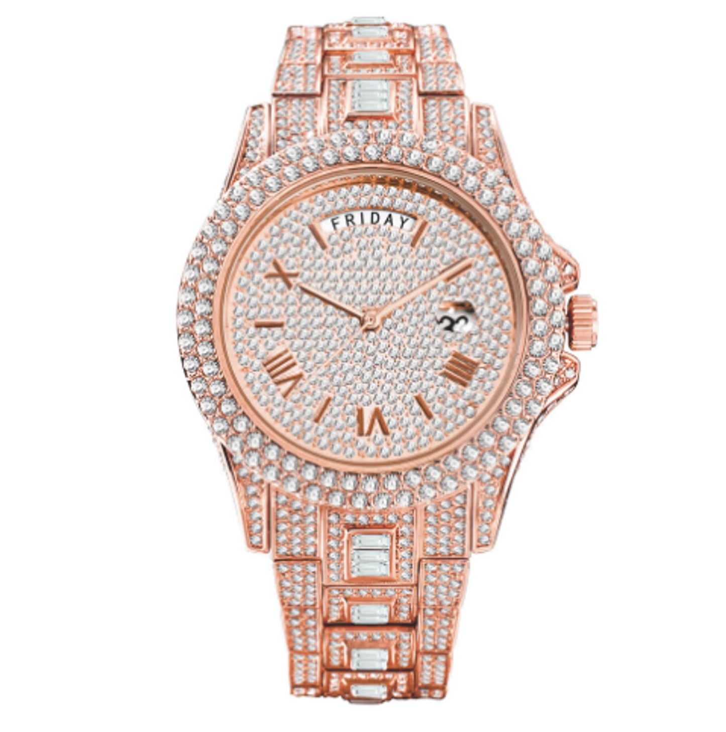 Masculino Diamond Quartz Watches