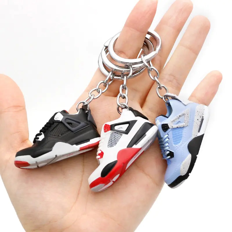 Exquisite 3D Mini Sneakers Keychain