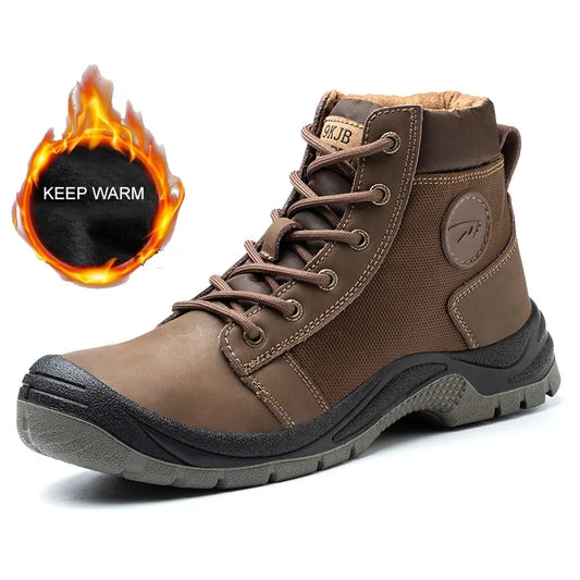 Anti-Smashing Construction Safety Work Sneakers Warm