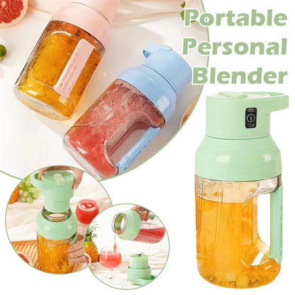 Electric Juicer Portable Large Capacity 1500ml Juice USB Rechargeable