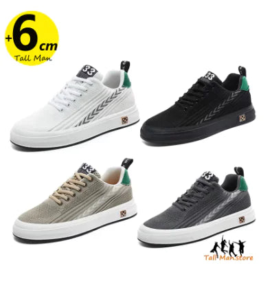 Sneakers Men Booster Shoes Elevator Man Lift Height Increase Insole