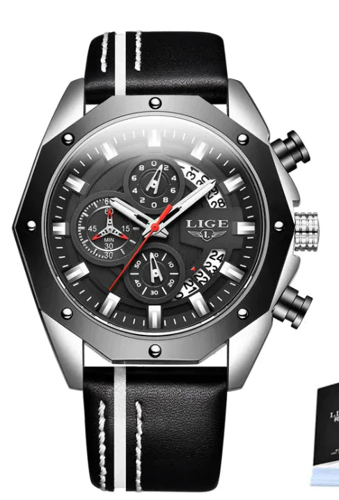 Luxury Silicone Sport Chronograph Watch