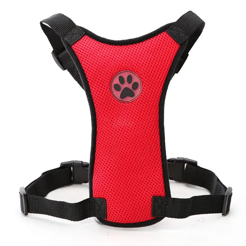 Dog supplies Breathable mesh chest straps Pet car safety chest back