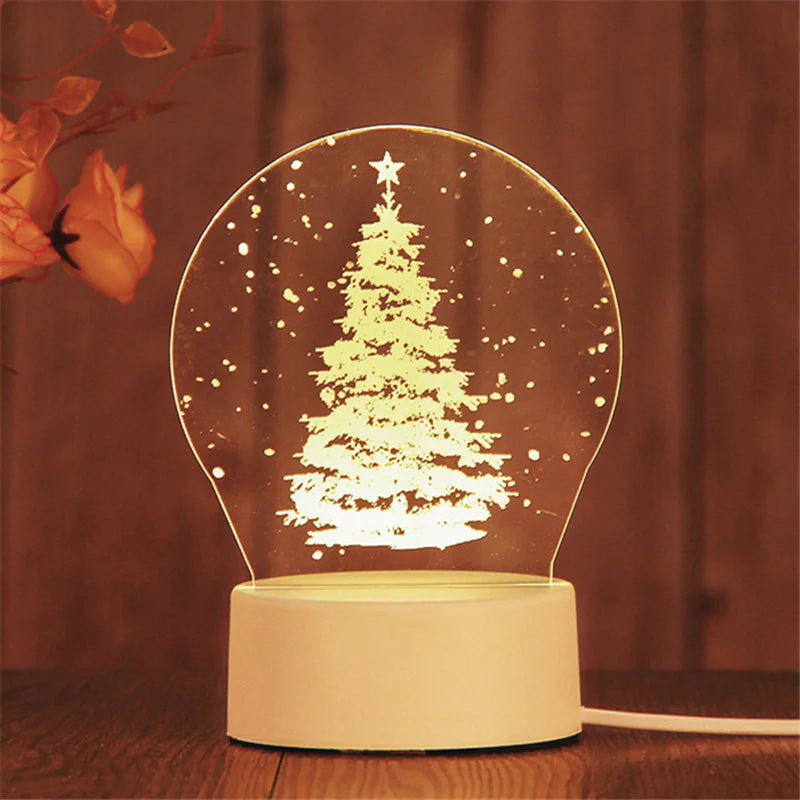 3D LED Night Light Lamp