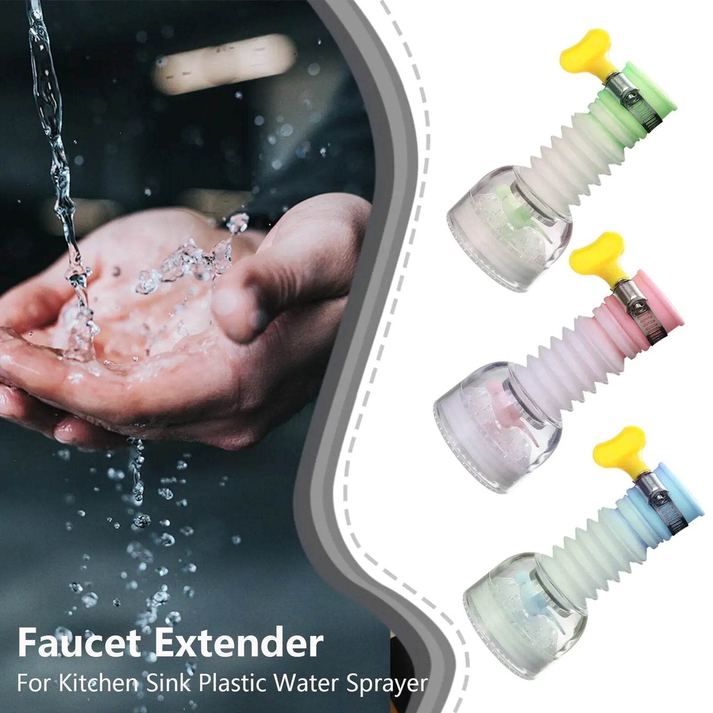 360 Kitchen Sink Faucet Extenders