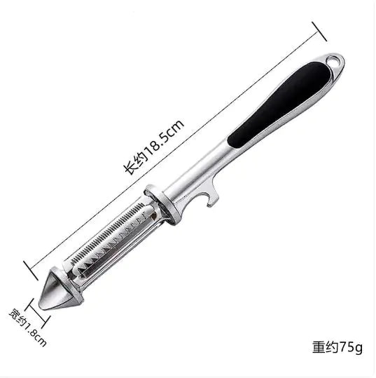 5-in-1 Zinc Alloy Multi-Functional Peeler