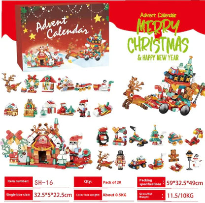 Christmas Countdown Building Blocks