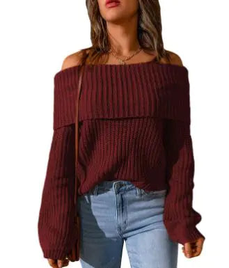 Off shoulder Sweater