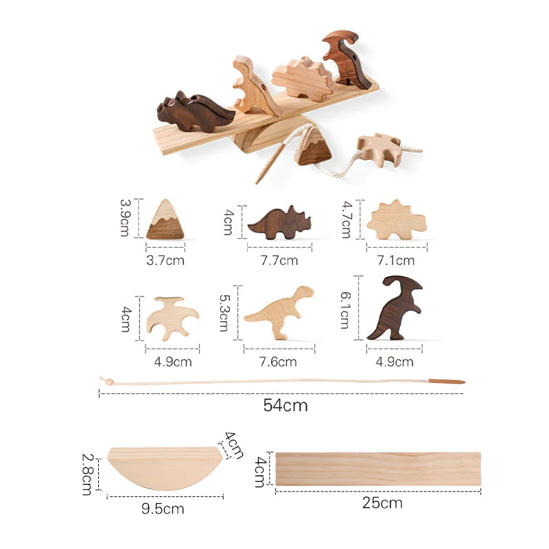 Montessori Wooden Animal Stacking Balance Toy