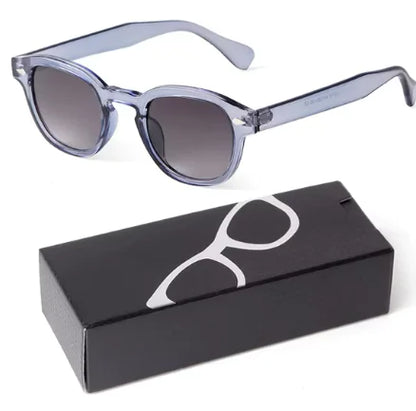 Gradient Small Round Sunglasses for Women Men