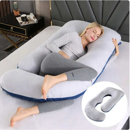 Maternity Pillow Waist Support Side Sleeping Slope Pillow J-type