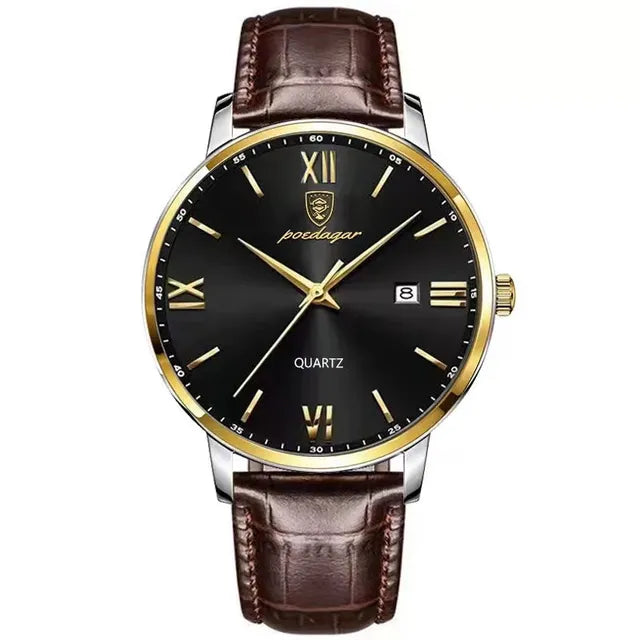 Leather Men Quartz Luxury Watches