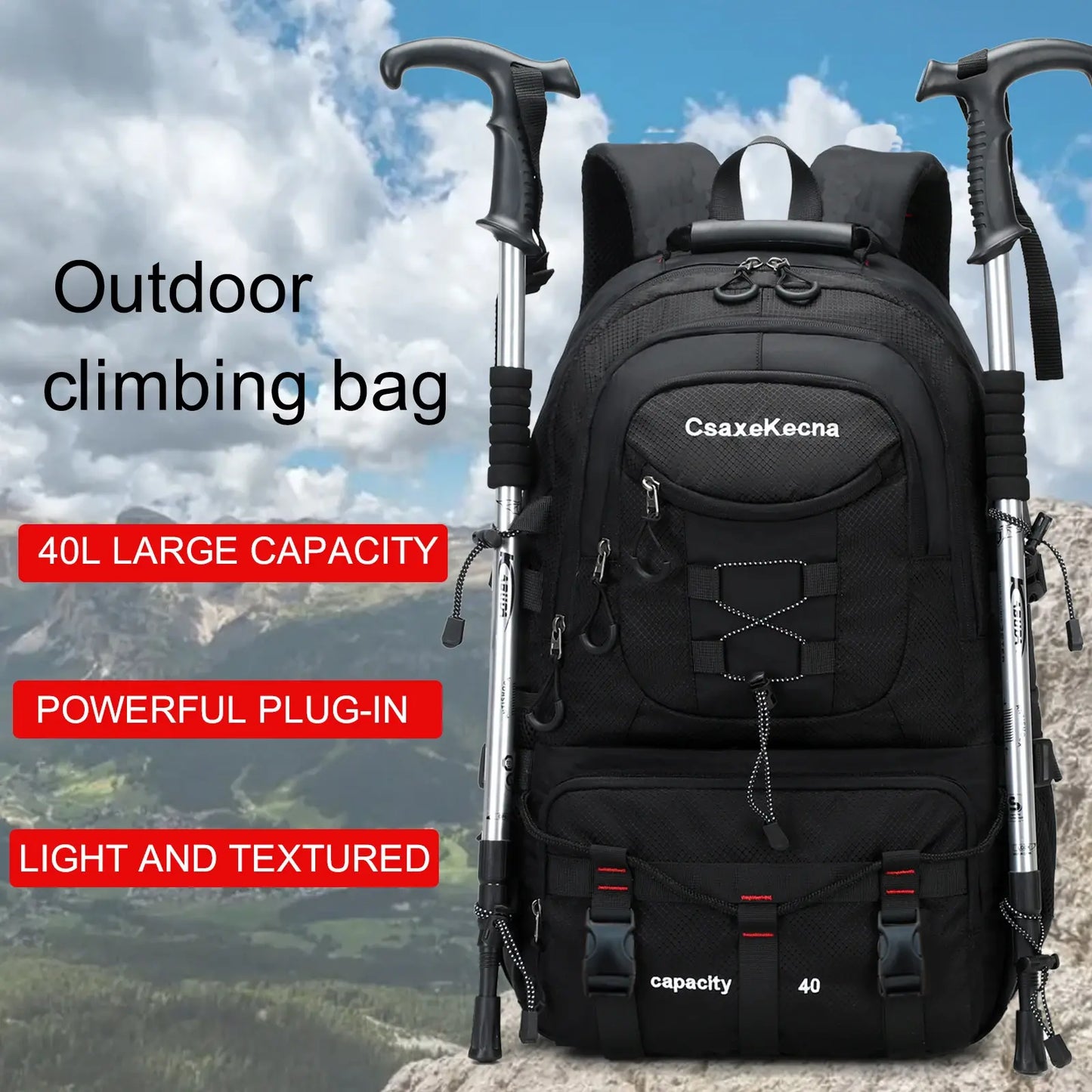 Waterproof Travel Backpack: Ideal for Outdoor Hiking