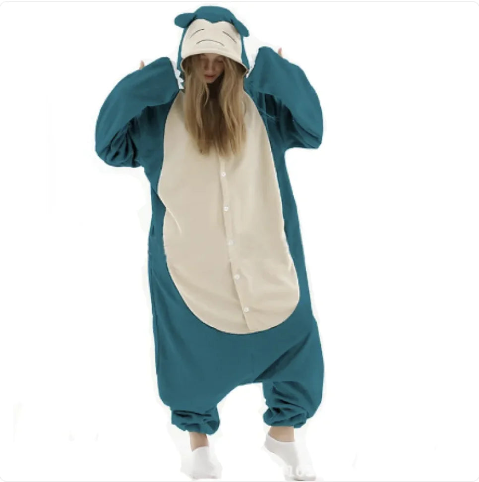 Adorable Big-Eyed Corgi Cartoon Animal Onesie Pajamas