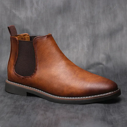 Retro Men's Cowhide Boots