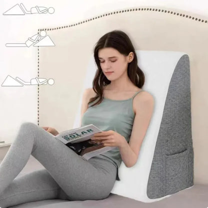 Triangle Sponge Leaning Cushion Bedside Cushion Waist Support Half Lying Half Lying Slope Pillow