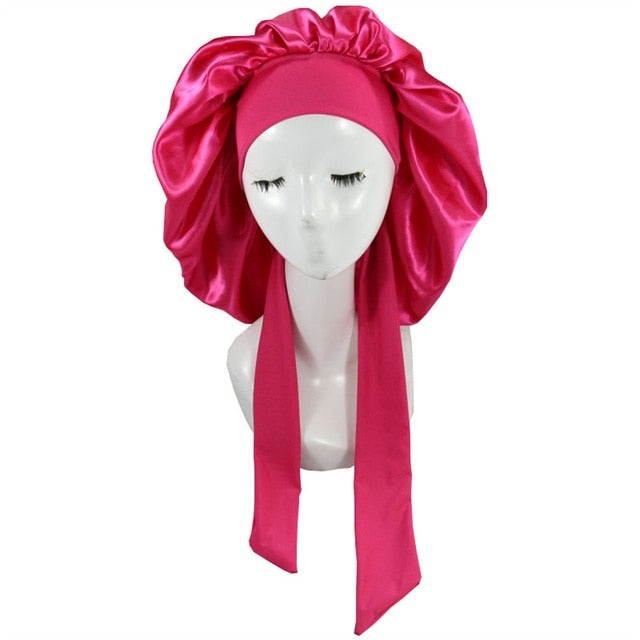 Women Satin Sleeping/Shower Cap